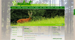 Desktop Screenshot of myslivost.jesenicko.eu